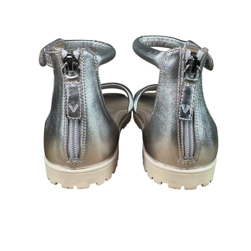 Vionic Laurel Metallic Silver Strappy Sandals Siz… - image 4